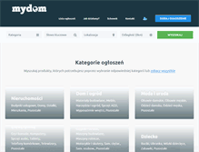 Tablet Screenshot of mydom.pl